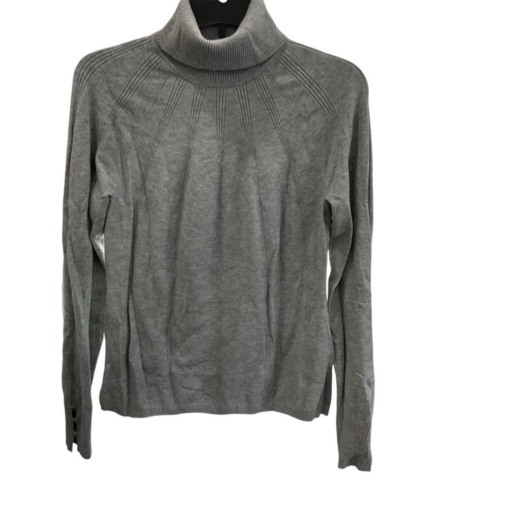 White House Black Market Gray Turtleneck